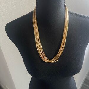 Multi-Strand Gold Women’s Necklace